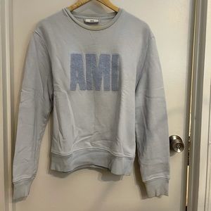 AMI Paris • block letter logo crewneck sweatshirt • not new